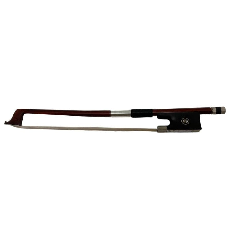 Violin bow on a white background
